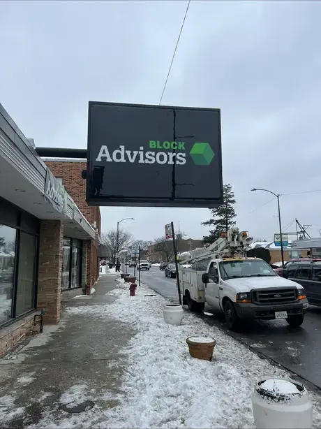 Illuminated cabinet sign fabricated by Pro-Care Sign